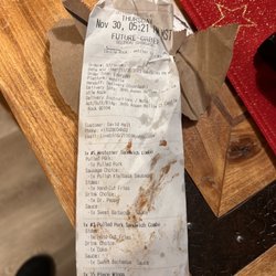 Dickey's Barbecue Pit - Castle Rock - Why on the receipt?
