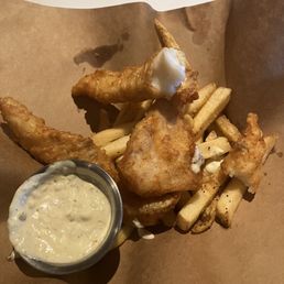Fish and chips Fish and chips