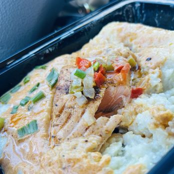 Two Eggs! - Salmon & grits - Breakfast & Brunch Near Me - Stockbridge, Georgia Two Eggs! - Salmon & grits - Breakfast & Brunch Near Me - Stockbridge, Georgia