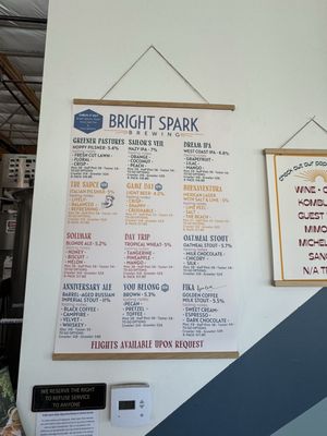 Menu photo 7 Bright Spark Brewing Ventura, CA Menu photo 7 Bright Spark Brewing Ventura, CA