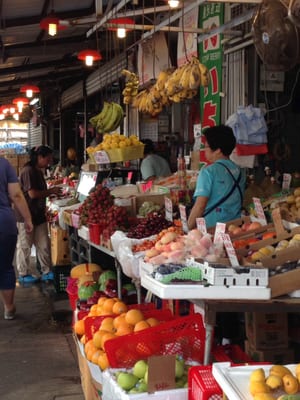 Yau Ma Tei Wholesale Fruit Market by null