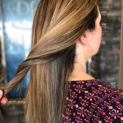 Hair By Justine - Rooted blend and baby lights!