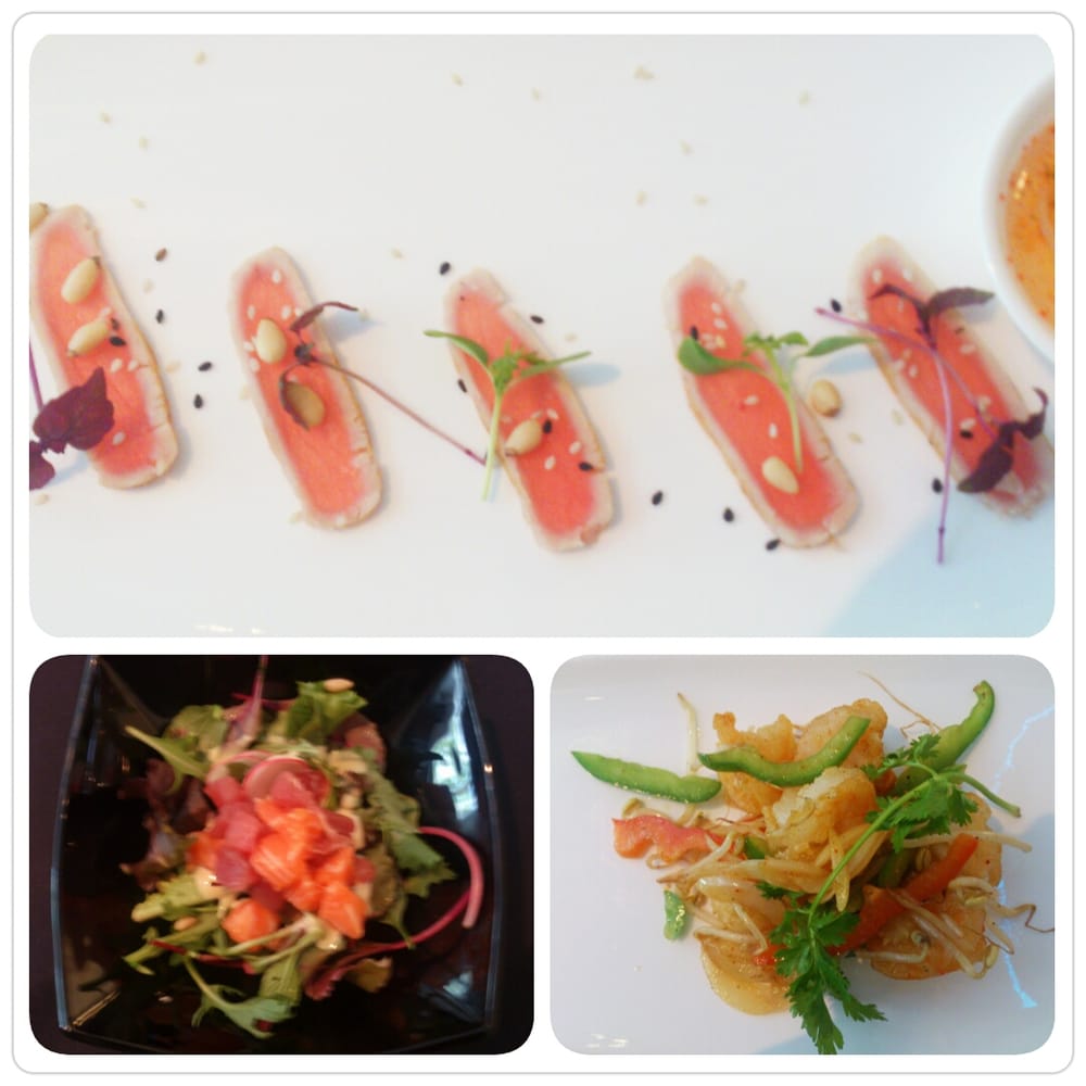 ICHI - Geschroeide tonijn/ sashimi sarada/ scampi met 5-kruiden - sushi and sashimi - Asian Fusion Near Me - Antwerp, VAN ICHI - Geschroeide tonijn/ sashimi sarada/ scampi met 5-kruiden - sushi and sashimi - Asian Fusion Near Me - Antwerp, VAN
