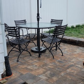 Leyva’S - Backyard concrete and patio and he reconfigured the fence - Masonry/Concrete Near Me