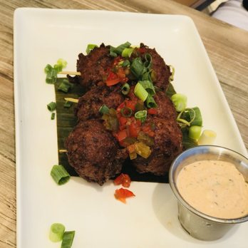 Skipper's Dockside - Conch fritters. - Seafood Near Me - Key Largo, Florida Skipper's Dockside - Conch fritters. - Seafood Near Me - Key Largo, Florida