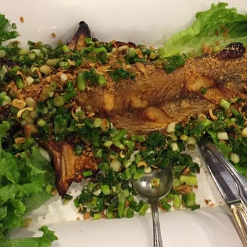 Dong Que Restaurant - A huge catfish dish - Vietnamese Near Me - Garland, Texas