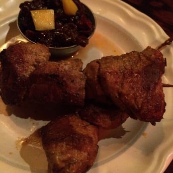Santiago's Bodega - Spicy pork skewers were a little dry - Tapas Bars Near Me - Key West, Florida