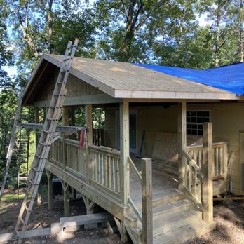 RJB Renovations - Amazing porch before the roofers came in. - Decks & Railing Near Me