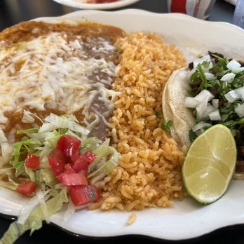 Angels Mexican Kitchen - Chille Relleno and Carne Asada Taco - Mexican Near Me - Angels Camp, California