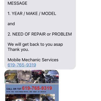 Mobile Mechanic Services - Auto Repair Near Me
