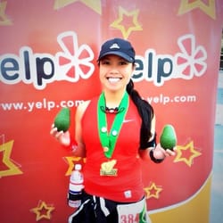 Avocado Half Marathon & 5K - O hai, it's Maria C!!! 1st in division and 25th overall. 25:44 Team Yelp represent!!!
