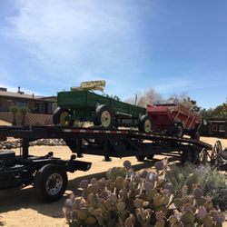 Hauling farm wagons