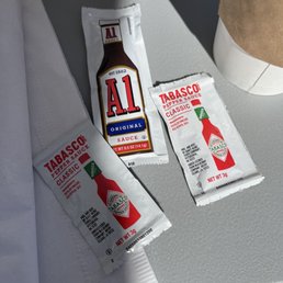 Photo of Country Way - Fremont, CA, United States. handy sauce packets for covid times!