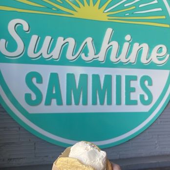 Sunshine Sammies - Passion Fruit Coconut Orange Sammie - Ice Cream & Frozen Yogurt Near Me - Asheville, North Carolina Sunshine Sammies - Passion Fruit Coconut Orange Sammie - Ice Cream & Frozen Yogurt Near Me - Asheville, North Carolina