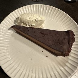 Peanut butter chocolate tart