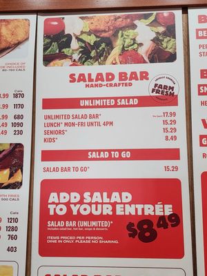 Menu photo 1 Sizzler Santa Clara, CA Menu photo 1 Sizzler Santa Clara, CA
