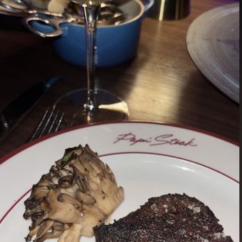 Papi Steak - Mushroom side and filet - Steakhouses Near Me - Las Vegas, Nevada Papi Steak - Mushroom side and filet - Steakhouses Near Me - Las Vegas, Nevada