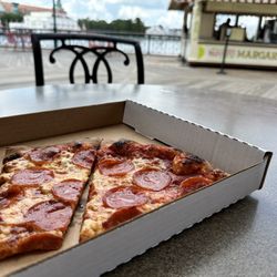 Pizza Window - And artsy view of the pizza