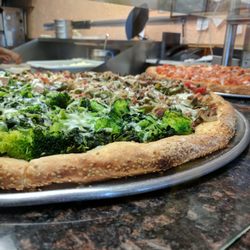 Three words: sesame seed crust.