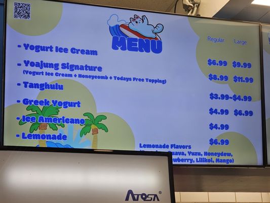 Menu photo 1 Yoajung Honolulu, HI