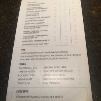 Tabu Shabu - Costa Mesa - Menu - Japanese Near Me - Costa Mesa, California