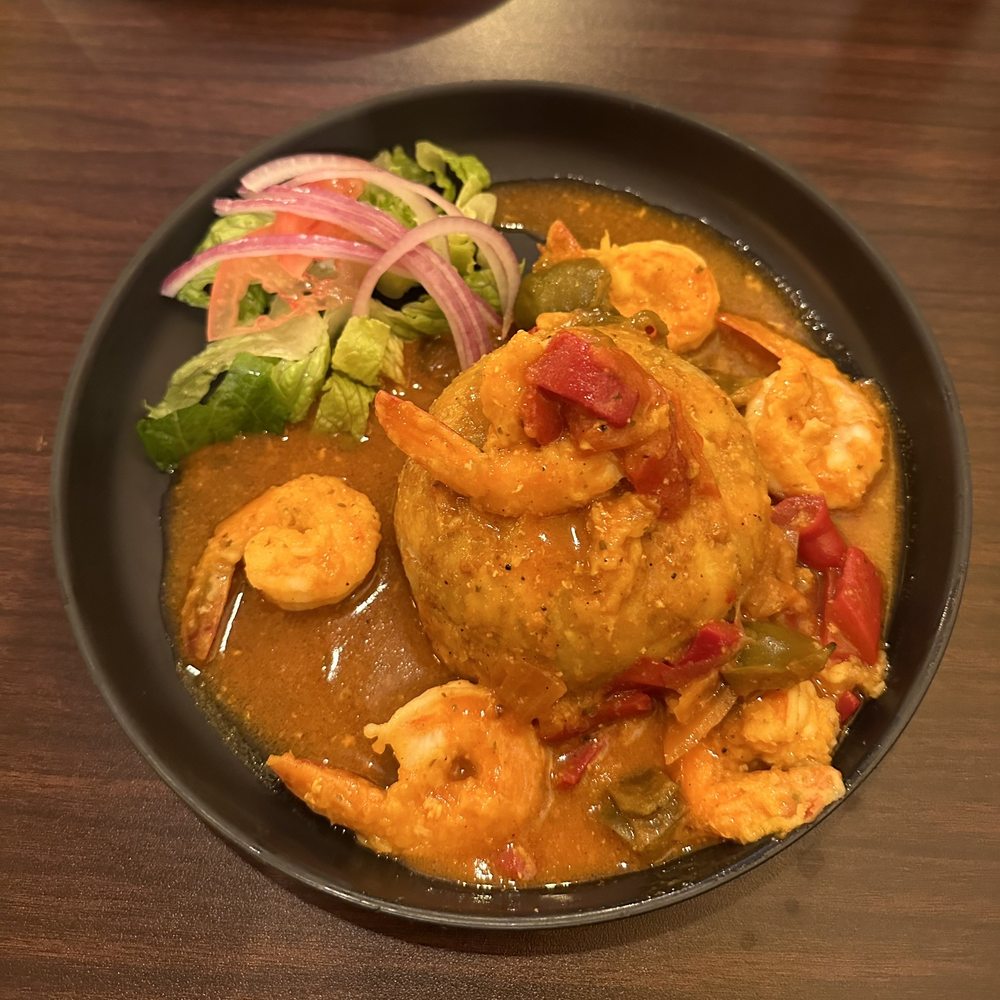 Taino's Kitchen - Mondongo de Camarones en Salsa Criollo - Puerto Rican Near Me - Newark, New Jersey Taino's Kitchen - Mondongo de Camarones en Salsa Criollo - Puerto Rican Near Me - Newark, New Jersey