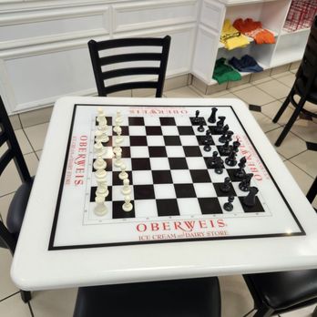 Oberweis Ice Cream and Dairy Store - they have more than one table like this - Ice Cream & Frozen Yogurt Near Me - Plainfield, Illinois Oberweis Ice Cream and Dairy Store - they have more than one table like this - Ice Cream & Frozen Yogurt Near Me - Plainfield, Illinois