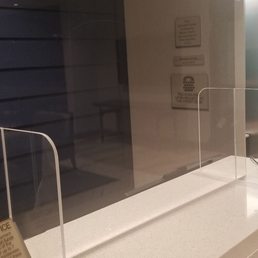 Plexiglass installed Plexiglass installed