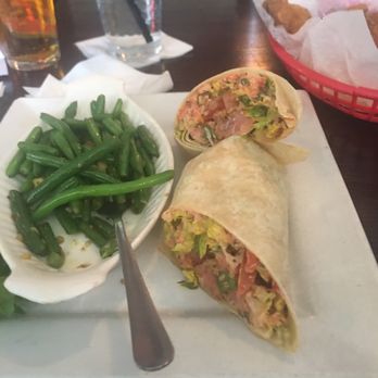 Winston's Cafe - Green beans and ahi tuna wrap! - New American Near Me - Chesapeake, Virginia Winston's Cafe - Green beans and ahi tuna wrap! - New American Near Me - Chesapeake, Virginia