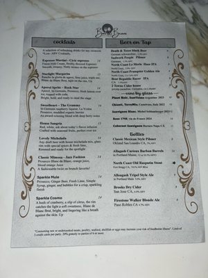 Menu photo 4 Bar & Bean Fusion San Francisco, CA Menu photo 4 Bar & Bean Fusion San Francisco, CA