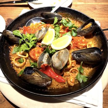 Barcelona Reston - Paella Mariscos* - Tapas/Small Plates Near Me - Reston, Virginia