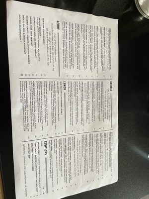 Menu photo 6 Chila-killer Cafe Rohnert Park, CA