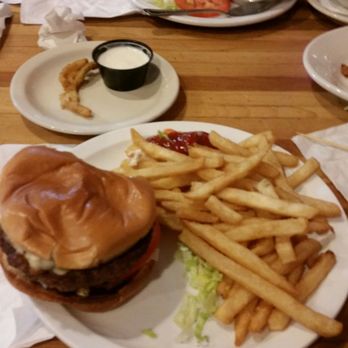 Macky's Grill - Having the fireside burger. Wife has grilled chicken lean and mean cowgirl. - Burgers Near Me - Payson, Arizona Macky's Grill - Having the fireside burger. Wife has grilled chicken lean and mean cowgirl. - Burgers Near Me - Payson, Arizona