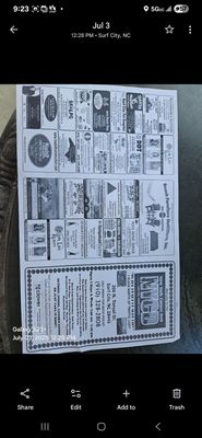 Menu photo 1 New York Corner Deli Surf City, NC