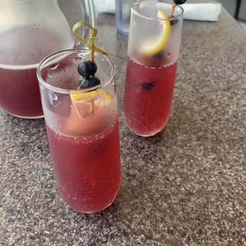 Another Broken Egg Cafe - Lemon Blueberry mimosa. - Breakfast & Brunch Near Me - Shreveport, Louisiana