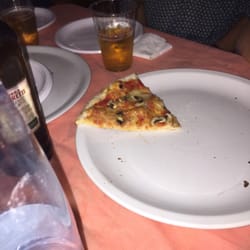 Pizzeria D'angelo - all that was left by the time the cell service kicked in....
