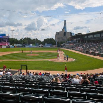 Blue Cross Park - Nice ballpark. I deliberately chose row 20 because it's shaded. It was perfect on a hot day! - Stadiums & Arenas Near Me - Winnipeg, Manitoba