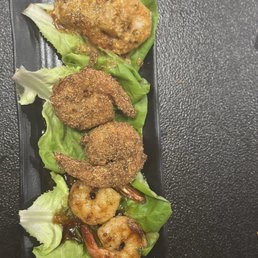 Shrimp flight so good the photo doesn't do it justice Shrimp flight so good the photo doesn't do it justice