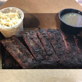 Delray Barbecue - Ribs, potato salad, barbecue sauce - Barbeque Near Me - Detroit, Michigan