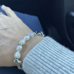 Hobby Lobby - Amy M. is wearing bracelet I made for her from items from Hobby Lobby to church.