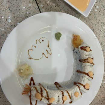 Sushi Express - This is the Shrimp Tempura Roll with a side of spicy mayonnaise. Delicious - Sushi Bars Near Me - Camp Hill, Pennsylvania Sushi Express - This is the Shrimp Tempura Roll with a side of spicy mayonnaise. Delicious - Sushi Bars Near Me - Camp Hill, Pennsylvania