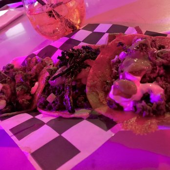 Dualidad - Left to right (El pollo mojo, chorizo, Cali-T) - Mexican Near Me - Seattle, Washington Dualidad - Left to right (El pollo mojo, chorizo, Cali-T) - Mexican Near Me - Seattle, Washington