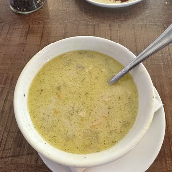 Chef George Eats - Avgolemono soup!!! It's absolutely delicious!!! I haven't had since I was in Greece four years ago it's really good!!! - Caterers Near Me
