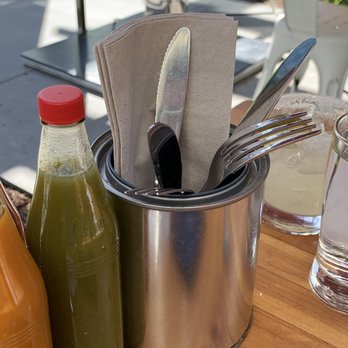 Casco Antiguo - the ends of silverware that touch food should be facing down...I don't know who's touched these utensils! - Mexican Near Me - Seattle, Washington