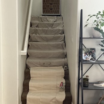 Associated Heating & Air - These guys took the time to make sure the floors were covered as they went up and down the stairs. - Heating & Air Conditioning/HVAC Near Me - Anaheim, California Associated Heating & Air - These guys took the time to make sure the floors were covered as they went up and down the stairs. - Heating & Air Conditioning/HVAC Near Me - Anaheim, California