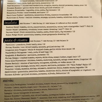 Sam & Luca Italian Bistro - Menu as 9-10-26 - Italian Near Me - Mesa, Arizona