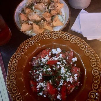 Cahoots - sides of melon and tomato - Cocktail Bars Near Me - Richmond, Virginia