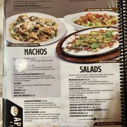 Mis Pueblos Mexican Restaurant - Menu