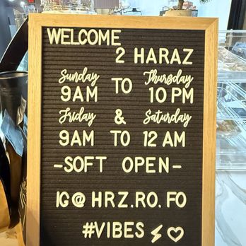 Haraz Coffee House - Their store hours are perfect for those looking for a place to hang out late at night - Desserts Near Me - Folsom, California Haraz Coffee House - Their store hours are perfect for those looking for a place to hang out late at night - Desserts Near Me - Folsom, California