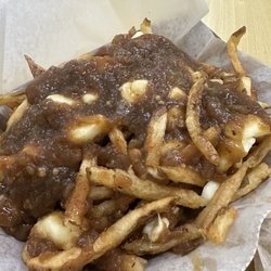 The Kitchen Counter & Cafe - Poutine. A bit salty.